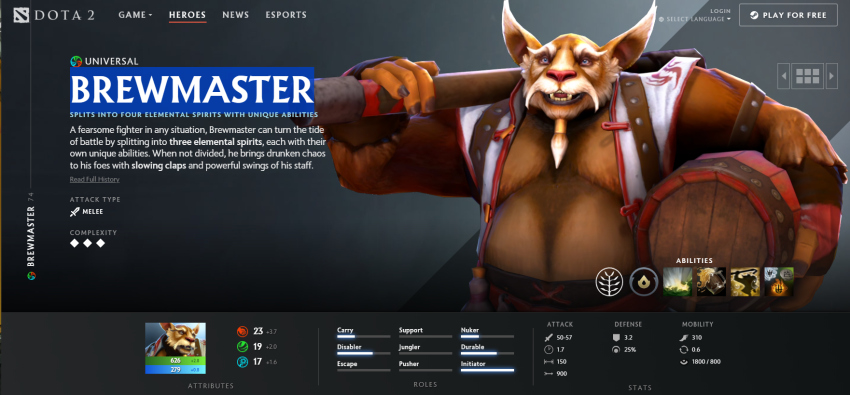 داستان هیروی Brewmaster