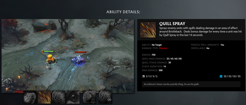 Quill Spray