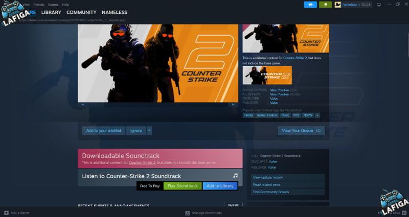 دریافت CS2 از طریق Steam