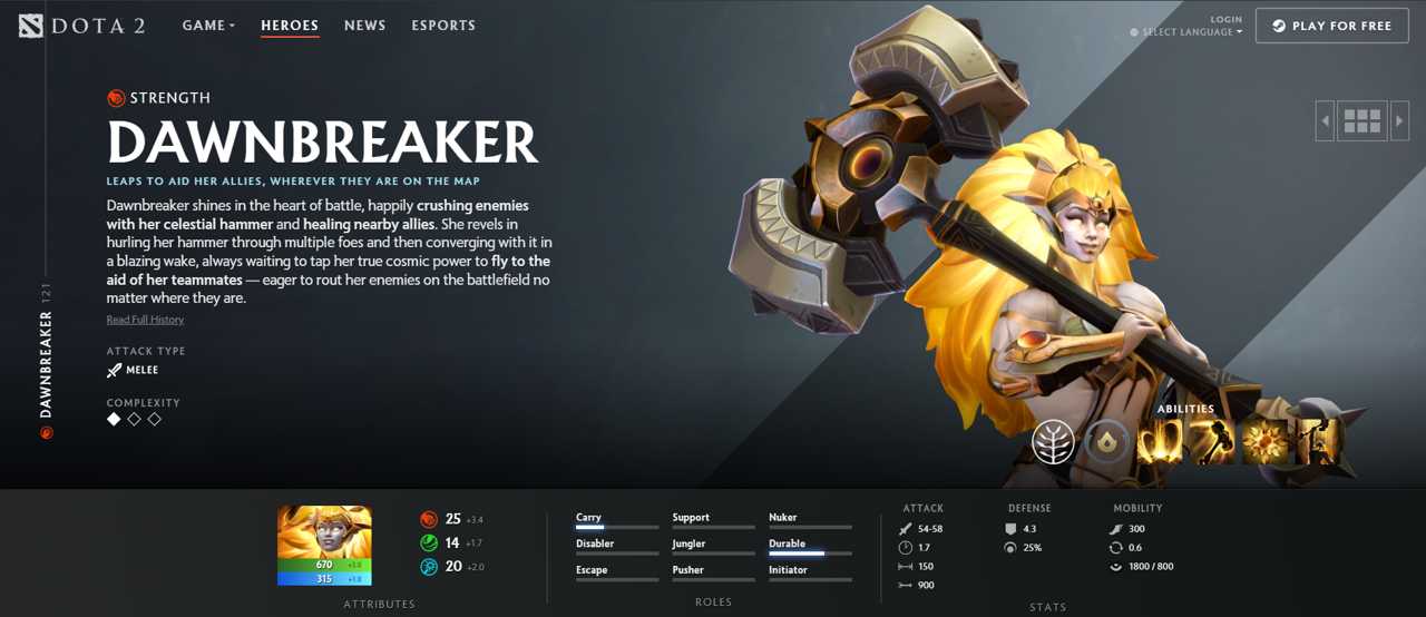 داستان هیروی Dawnbreaker