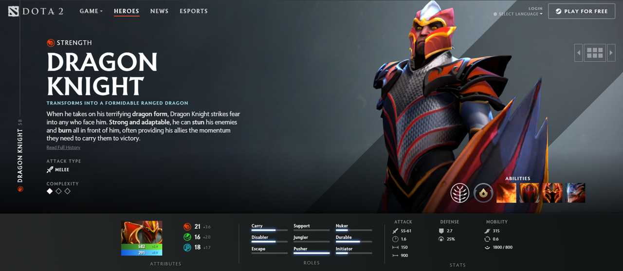 داستان هیروی Dragon Knight