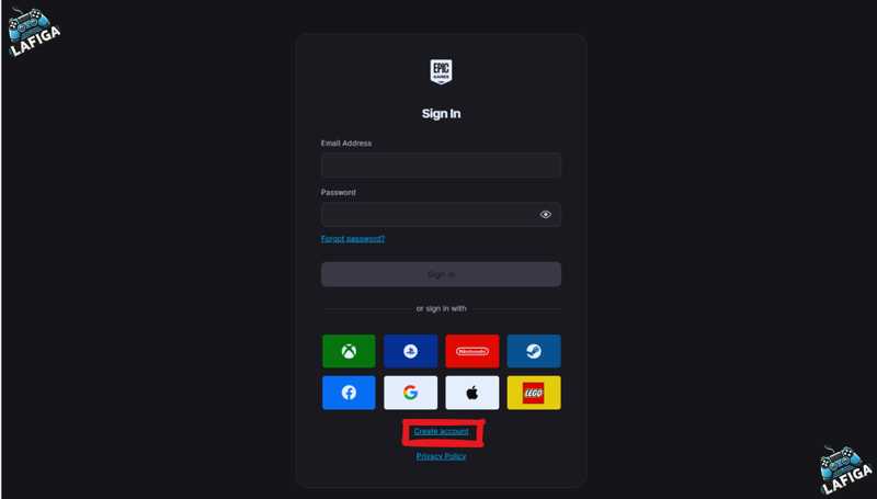 انتخاب روش ساخت حساب کاربری