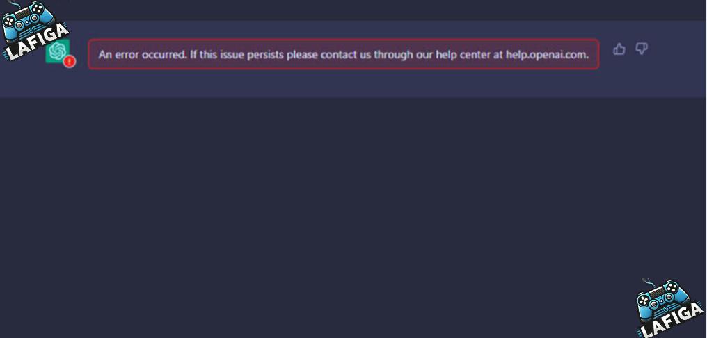 خطای "There was an error generating a response"