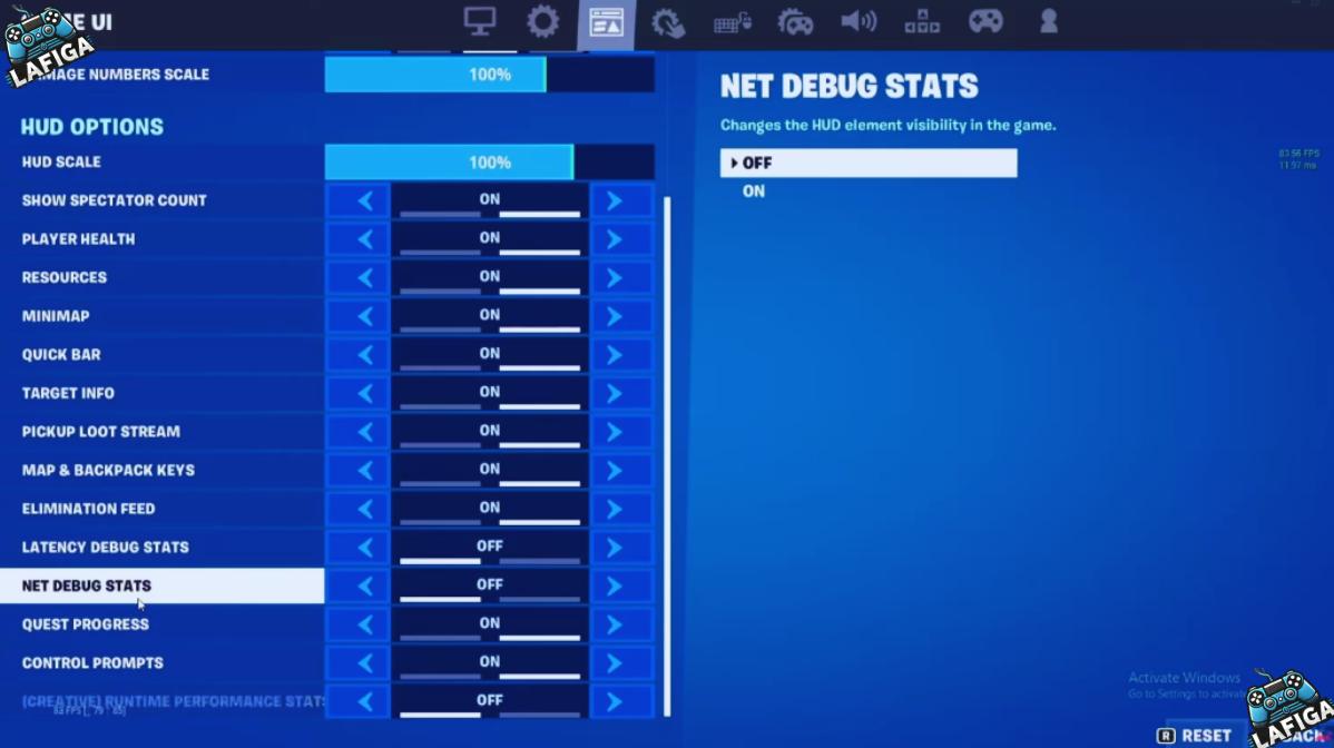 آموزش مشاهده پینگ در فورتنایت